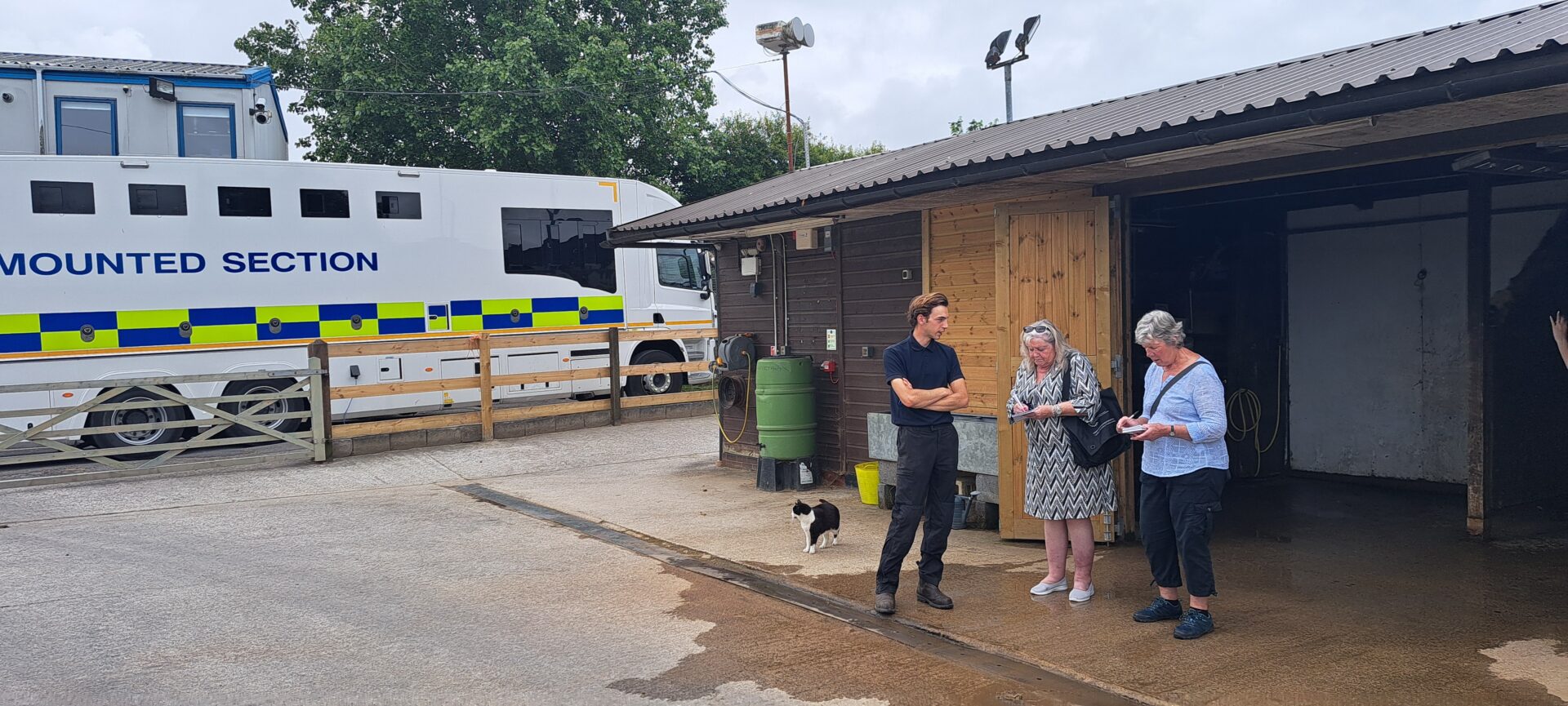 Animal Welfare visit at Waterton stables