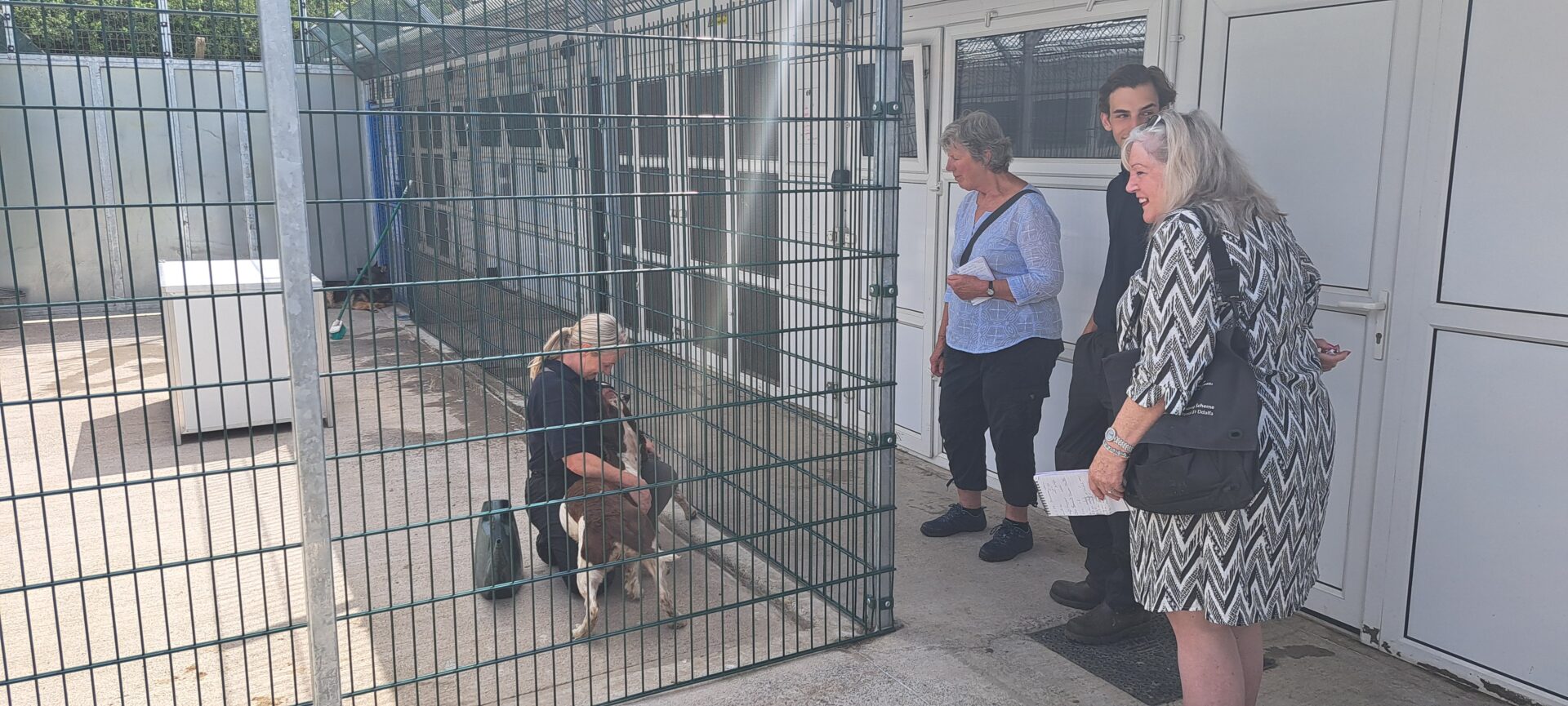 Police dog at Waterton kennels
