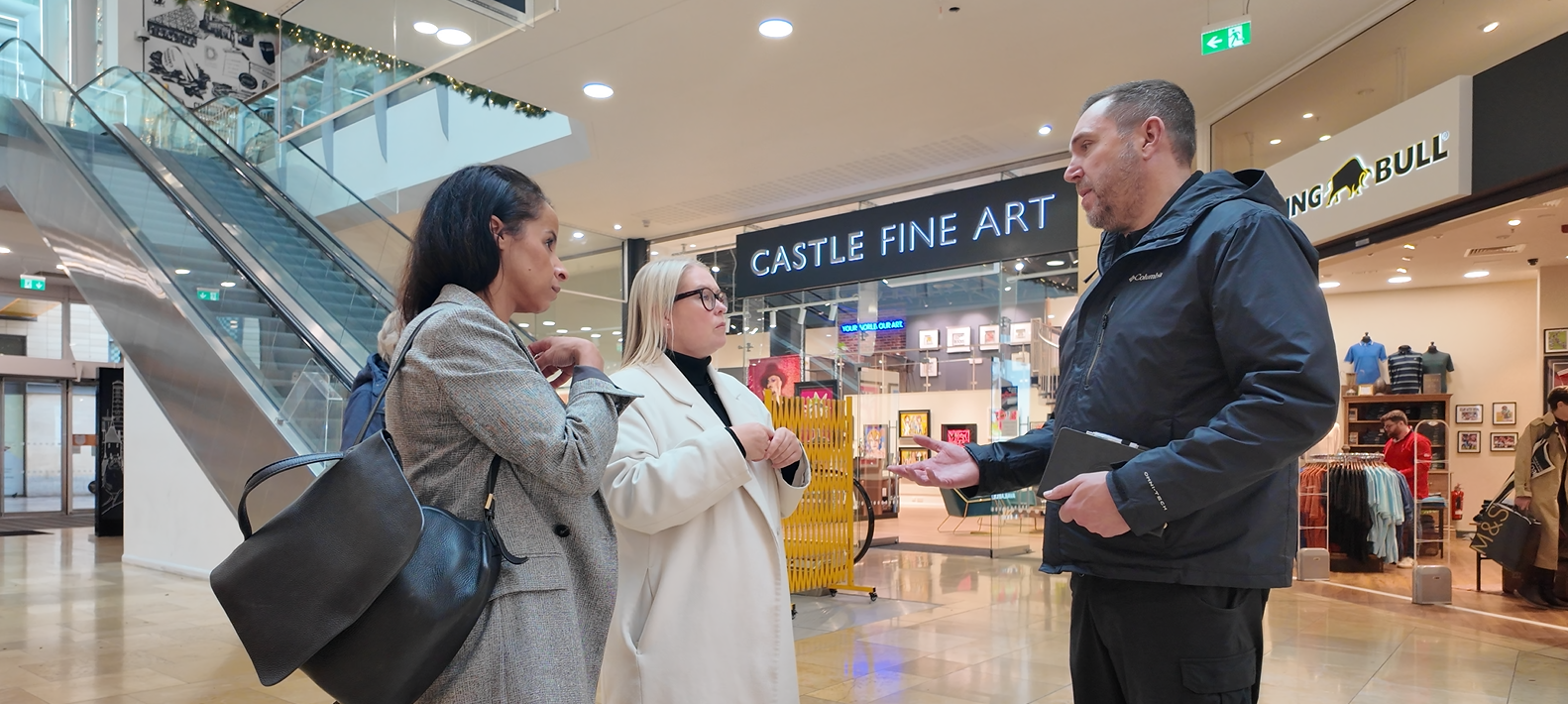 PCC, Rheolwr Canolfan Siopa Dewi Sant 2 a Arolygydd Plismona Lleol