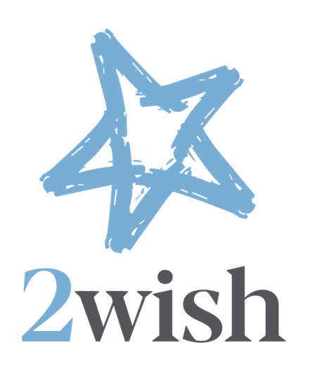2wish logo, a star with the words 2 wish underneath it.