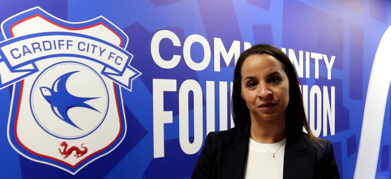 Emma Wools at Cardiff City Football Club Community Foundation